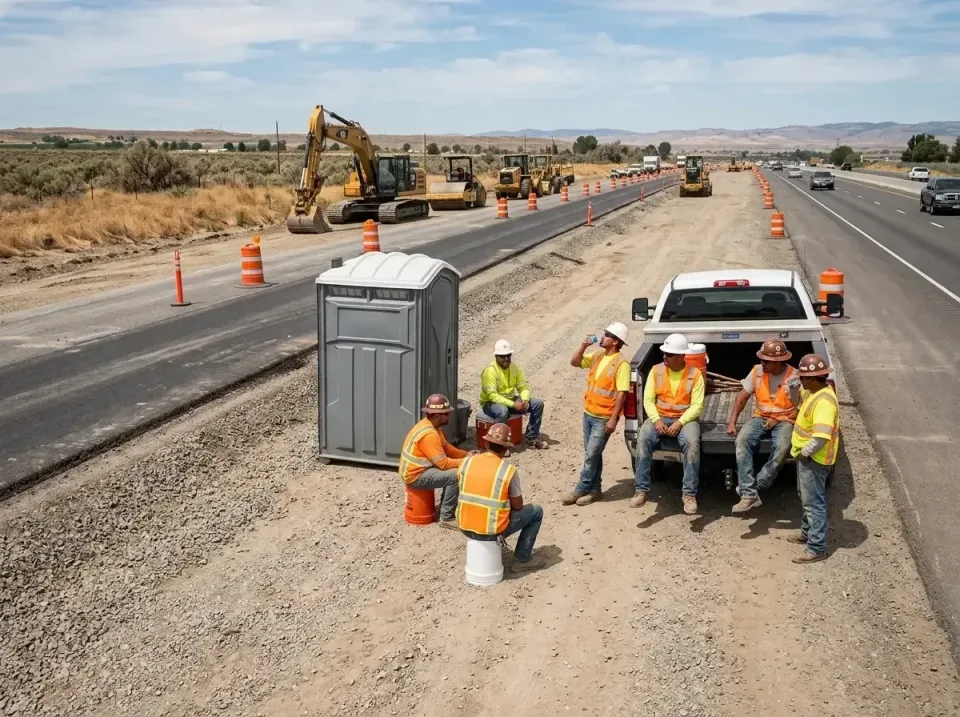 highway-road-construction-crew-007 — frequently asked questions, Porta Potty and Restroom Rentals in Junction City, KS